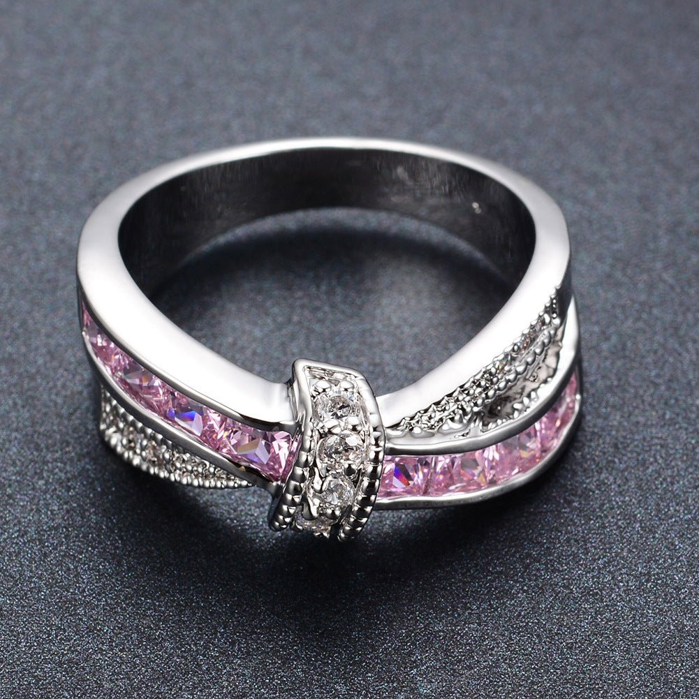 New Cross Bow Retro Ring For Women - Rhyme - and - Chain